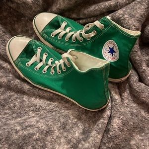 Green All Star Converse